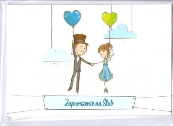 Trend Wedding invitation ZT44 (10 pcs.)