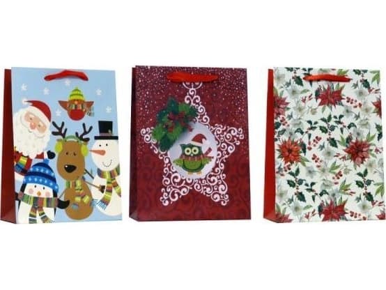 JU-PITER A5 julklappspåse BN glitter 1257C p6 mix