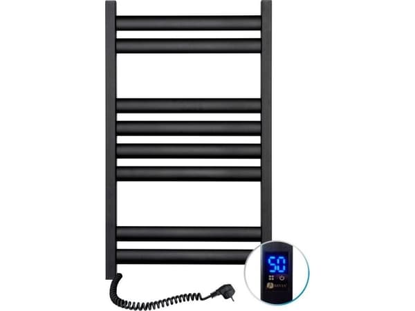 Elektrisk håndkletørker Navin Elipse 500*800 Sensor venstre svart 12-245153-5080