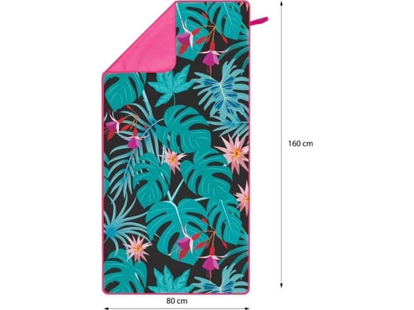 Nils Extreme mikrofiberhandduk NCR14 160x80 cm blad
