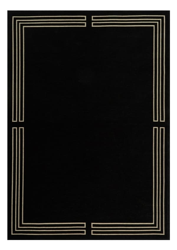 CARPET DECOR Carpet Art. Deco Royal Black 160x230