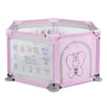 Pikkukuva 5 / 9: Laufstall Baby Bällebad Baby, Laufgitter Baby Baby Spielzeug für Spielen im Innen- oder Außenbereich, vaaleanpunainen