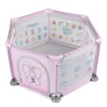 Pikkukuva 6 / 9: Laufstall Baby Bällebad Baby, Laufgitter Baby Baby Spielzeug für Spielen im Innen- oder Außenbereich, vaaleanpunainen