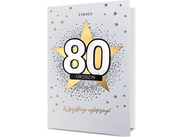Herr Drake Födelsedagskort 80