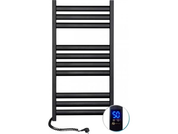 Navin Elektrisk håndkletørker Ellipse 500*1000 Sensor venstre svart 12-245153-5010