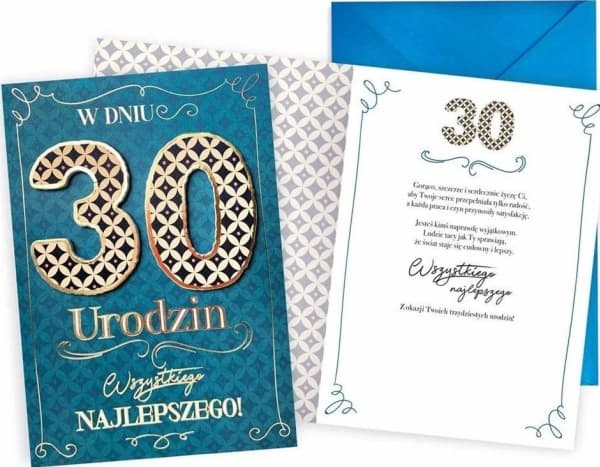 Födelsedagskort Kort 30