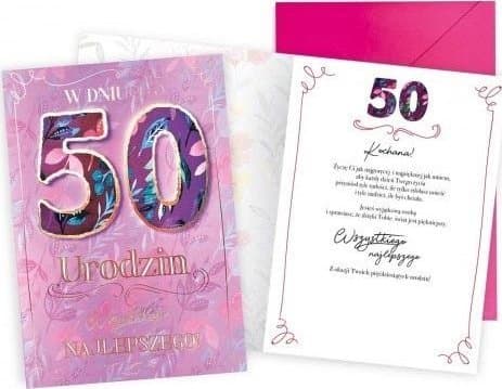 Födelsedagskort 50