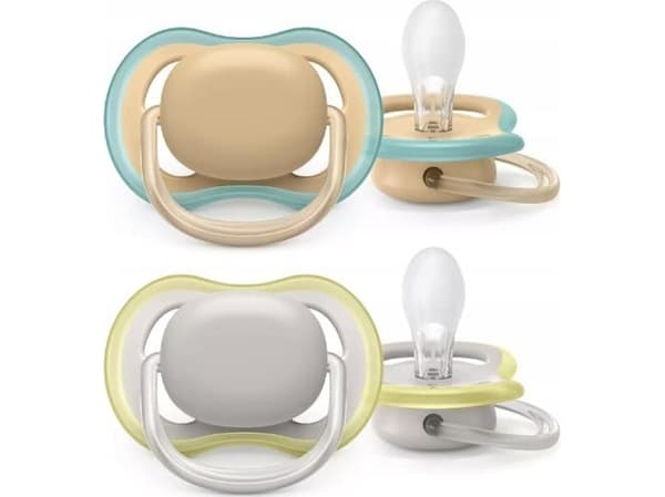 Philips AVENT ultra air SCF085/15 nappattrapp, Klassisk napp, Ortodontisk, Silikon, Pojke/flicka, Tål diskmaskin