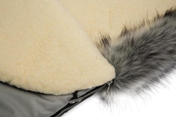 Sensillo SENSILLO ESKIMO GRAY/WOOL SLEEPING MUG 100 X 46