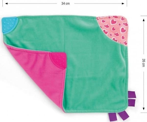 Milly Mally Plysj leketeppe - Blanky - 14325 ROSA