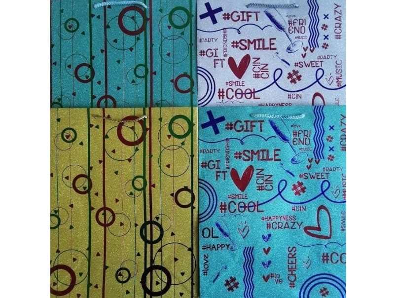 Decorative bag BROKAT 32x26x12 FRESH