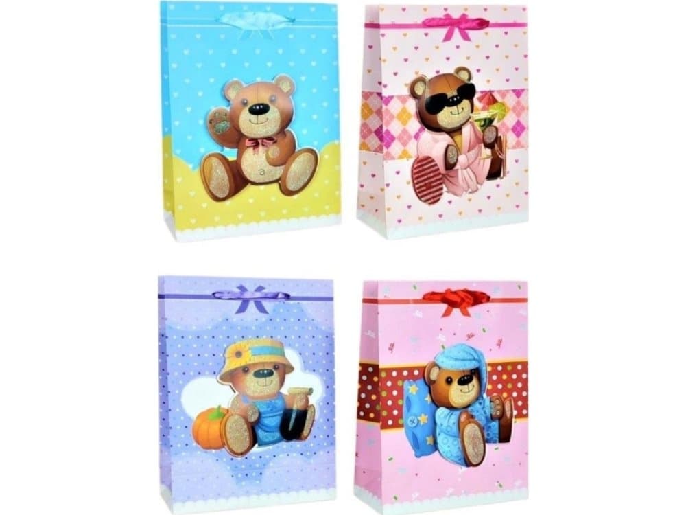 Gift bag 3D glitter JYWK071 S