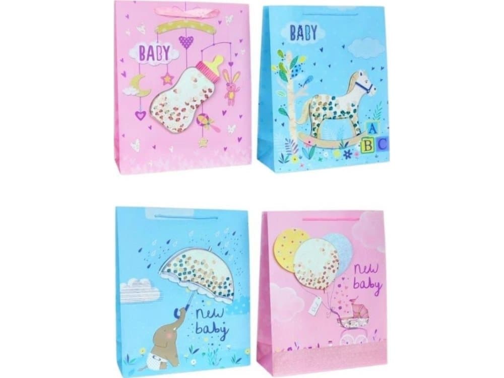 Gift bag 3D glitter JYWK 350 L