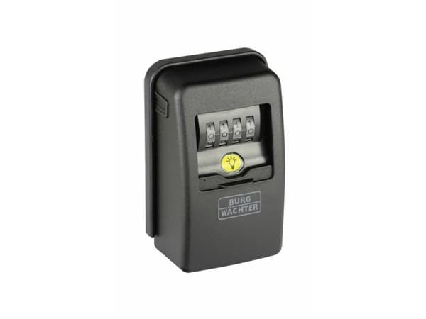 BURG-WÄCHTER Key Safe 60 L SB, Sinkki, Musta, Koodi, 1 kpl, 136 x 82 x 54 mm