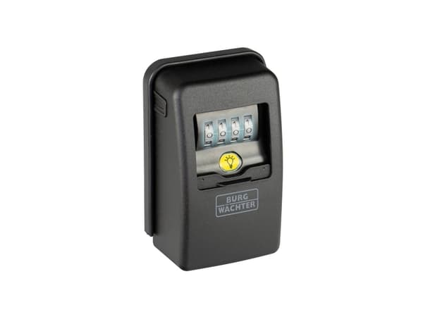 BURG-WÄCHTER Key Safe 60 L SB, Zink, Sort, Kode, 1 stykker, 136 x 82 x 54 mm