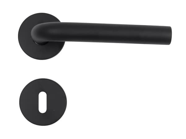 Home>it® dørgreb med L-greb 19 mm. mattsort