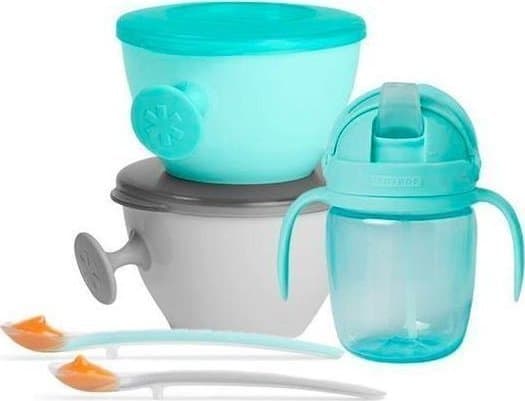 Skip Hop ruoka Easy-Feed Teal/Grey yksi koko
