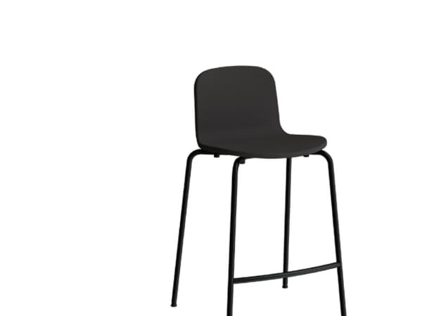 Baarijakkara ADD Täysin verhoiltu musta tekstiili, mustat jalat