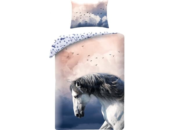 White Horse Bedding (100 prosenttia puuvillaa)