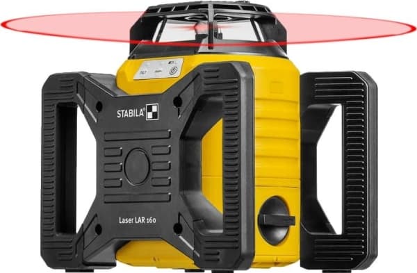 STABILA LAR-160 pyörivä lasertasoitin lisävarusteineen