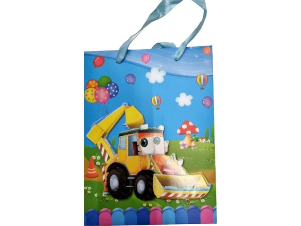 W&K GIFT BAG S EXCAVATOR 18 x 24 x 8 cm