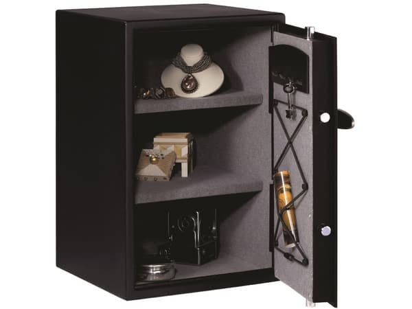 Master Lock Large No. T6-331ML - Pengeskap - 2 hyller - solid stål - svart