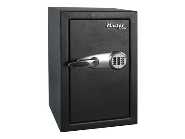 Master Lock Large No. T6-331ML - Pengeskap - 2 hyller - solid stål - svart
