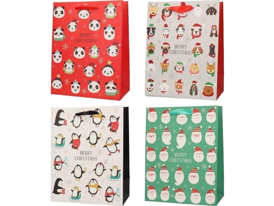 Gift bag 31x42 Christmas glitter