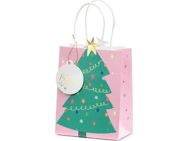 Christmas tree gift bag