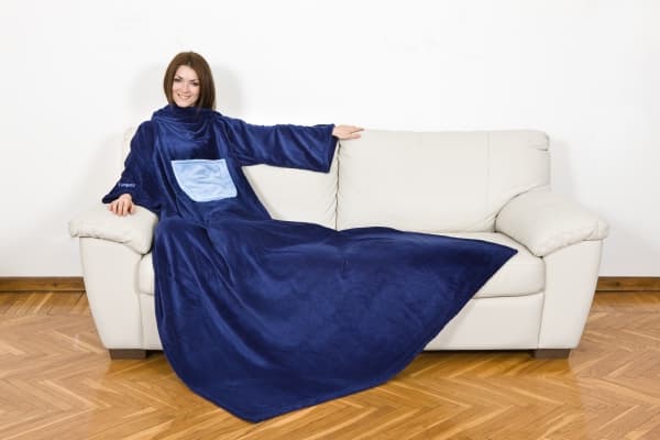 KANGURU Deluxe Midnight Plaid og tæppe 140 x 210 cm