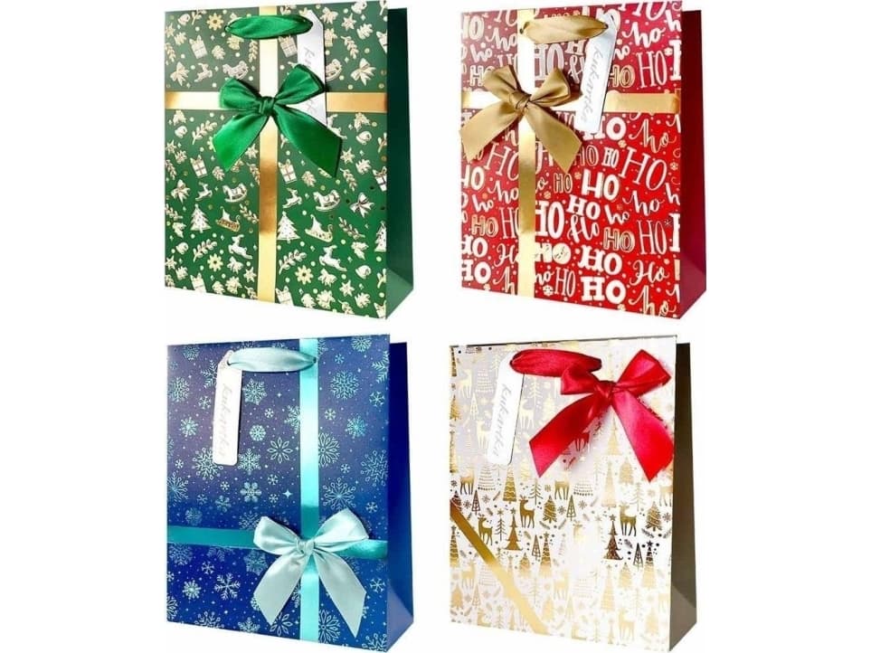 QPM Bag Christmas Bow MIX