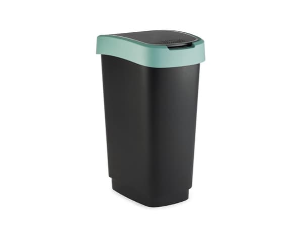 Rotho Swing Bin 10L Twist Green
