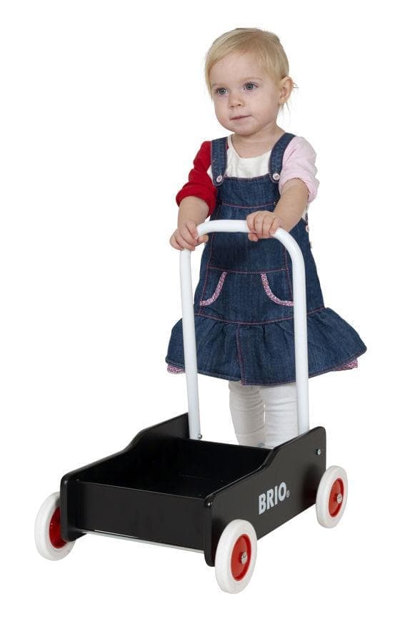 Brio Lära Gå vagn - Svart
