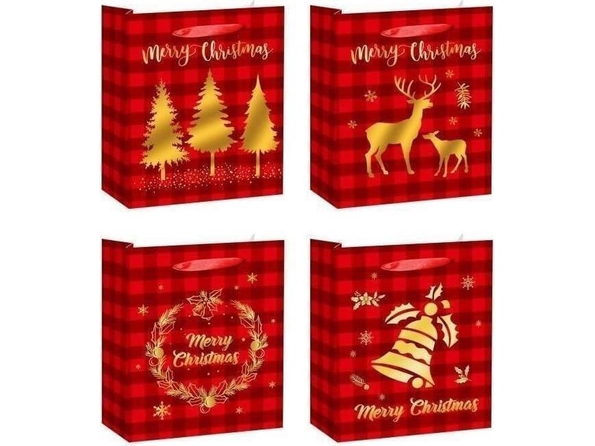 W&K Plated gift bag JYWK GB-2291 L