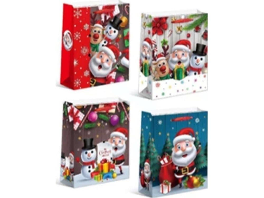 W&K Gift bag glitter KR 3675 L