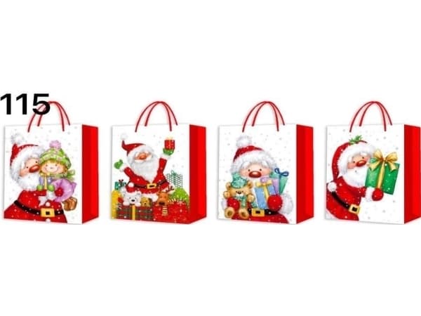 Beniamin Big vertical Christmas bag, mix