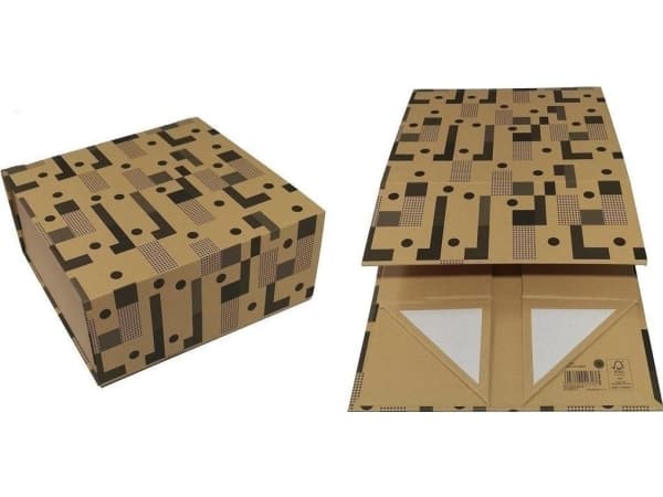 Ziemia Obiecana Pudełko tekturowe Geometric na magnes