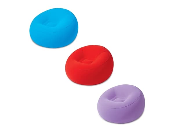 Bestway 75052, Enkel-stol, Blå, Rød, Fiolett, Vinyl, 1120 mm, 1120 mm, 660 mm