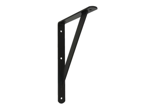 Haushalt Shelf Bracket With Support 300X200 Black