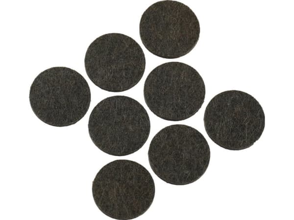 Dedra Itsekiinnittyvät huopatyynyt 8 kpl pyöreä 25 mm