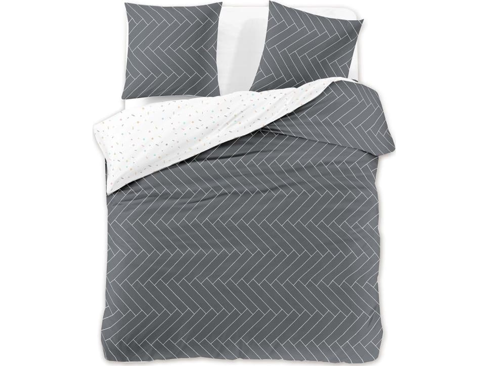 Bedding set Bedding set DecoKing Panels, white/grey, 135x200