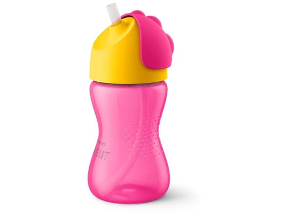 Philips AVENT SCF798/02 Sugrörsmuggar, Dryckesflaska, 1 månad (er), Rosa, Gul, Indonesien, 300 ml, 1 styck