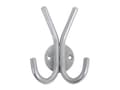 Miniatyrbilde 3 av 3: Home>it® hattekrog dobbelt Ø10 mm x 9×5 x 12,5 cm satin