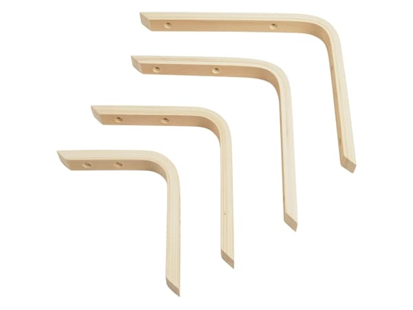 Home&gt;it® hyllkonsol i faner 2 x 12,5 x 15 cm naturlig