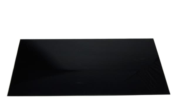 Home>it® firkantet stænkplade 80 x 40 cm hærdet sort glas