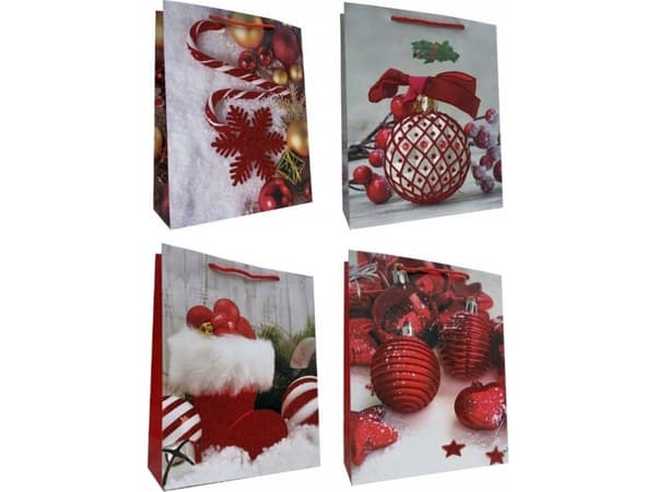 JU-PITER Julklappspåse 338C 18x23x10cm mix pris per 1 st