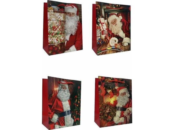 JU-PITER Julklappspåse 346C 18x23x10cm mix pris per 1 st