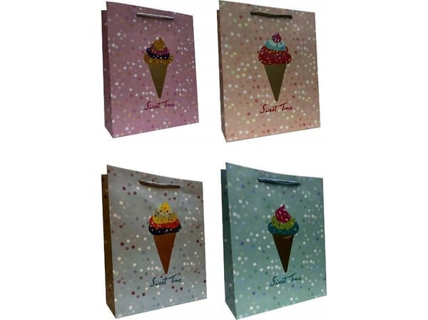 JU-PITER Dekorativ presentpåse 4wz 26x32x12cm 368B mix pris per 1 st