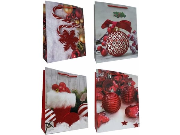 JU-PITER Julklappspåse 338B 26x32x10cm mix pris per 1 st