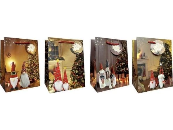 JU-PITER Julklappspåse 349A 30x41,5x12cm mix pris per 1 st